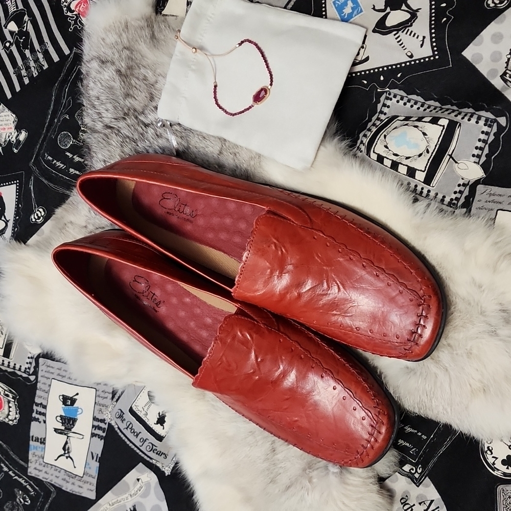 Walking Cradles Elite Leather Slip On Loafers